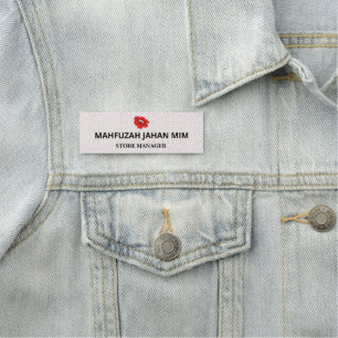 Étiquettes de badges et de noms personnalisés   Tr