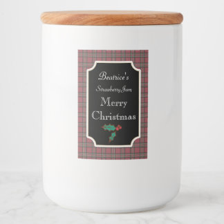 Étiquettes de bonbons de Noël en pot Étiquettes Ca