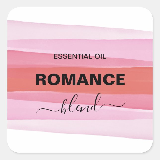 Étiquettes de bouteille à roulettes en encre rose  (Devant)