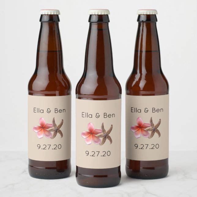 Étiquettes de bouteille de bière de mariage person (Bouteilles)