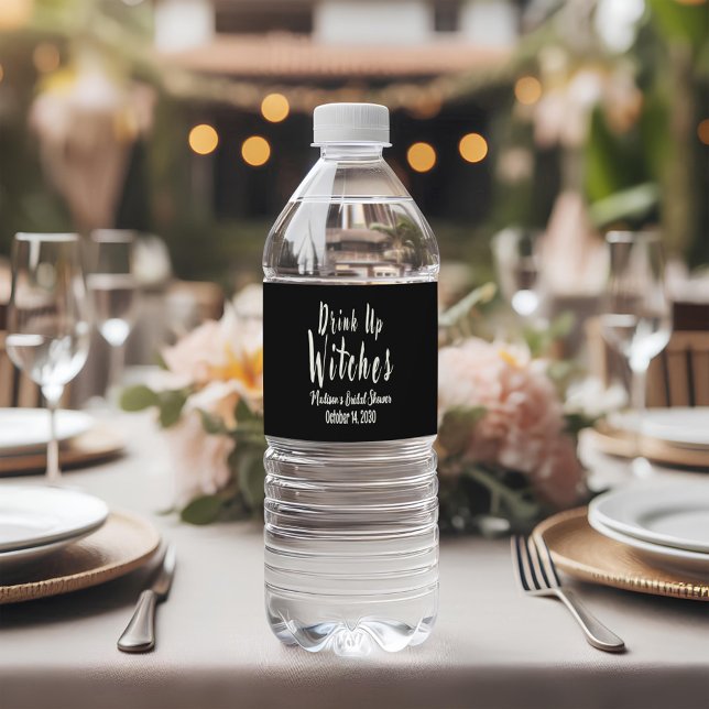 Étiquettes de bouteille de boisson Ensorceleuses (Créateur téléchargé)