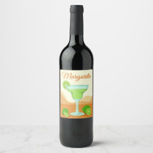 Étiquettes de bouteille de "margarita"