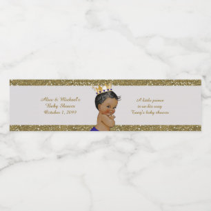 Étiquettes de bouteille d'eau, baby shower de Tony