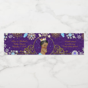 Étiquettes de bouteille d'eau, baby shower de Tony