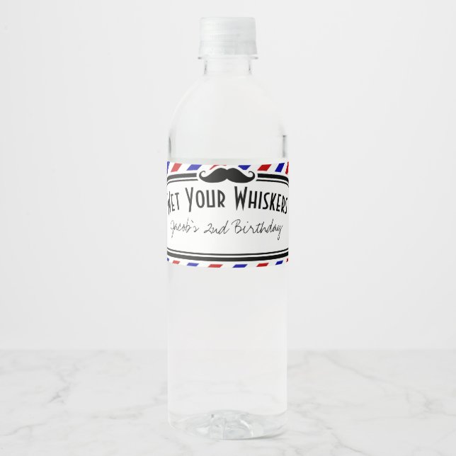 Étiquettes de bouteille d'eau d'anniversaire pour  (Devant)