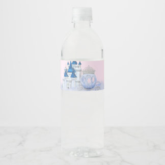 Étiquettes de bouteille d'eau de la princesse Cend
