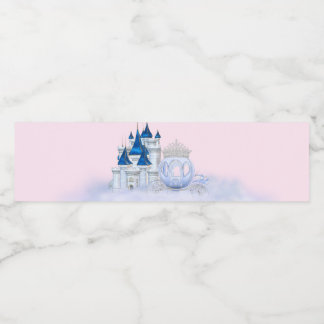 Étiquettes de bouteille d'eau de la princesse Cend