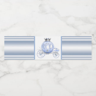 Étiquettes de bouteille d'eau de la princesse Cend