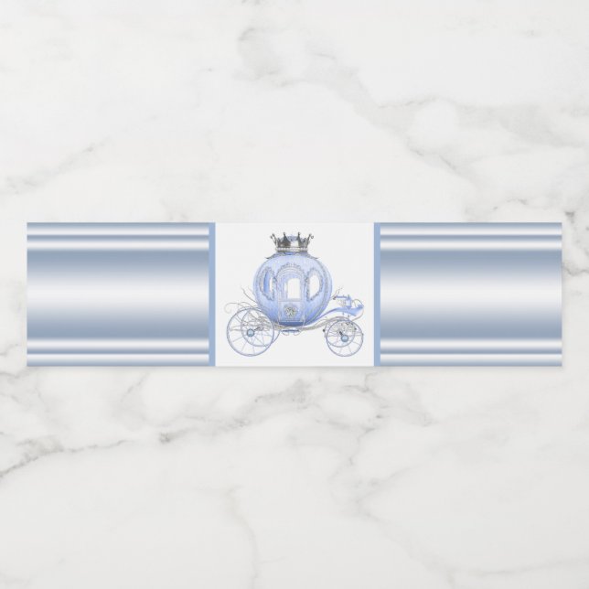 Étiquettes de bouteille d'eau de la princesse Cend (Étiquettes simples)