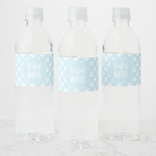étiquettes de bouteille d'eau de toilette pour fêt