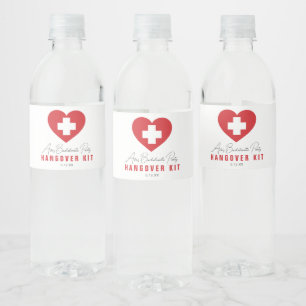 Étiquettes de bouteille d'eau du kit de gueule de