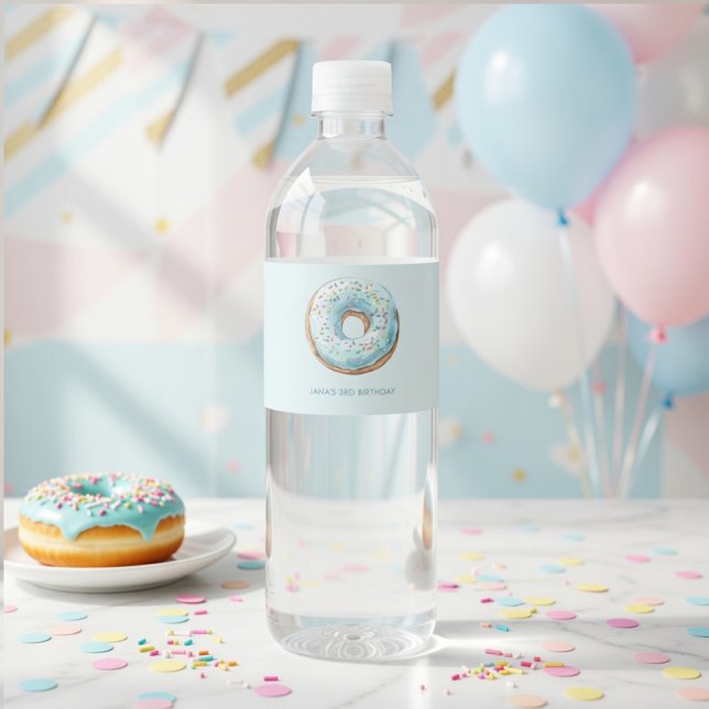 Étiquettes de bouteille d'eau pour anniversaire Do (Créateur téléchargé)