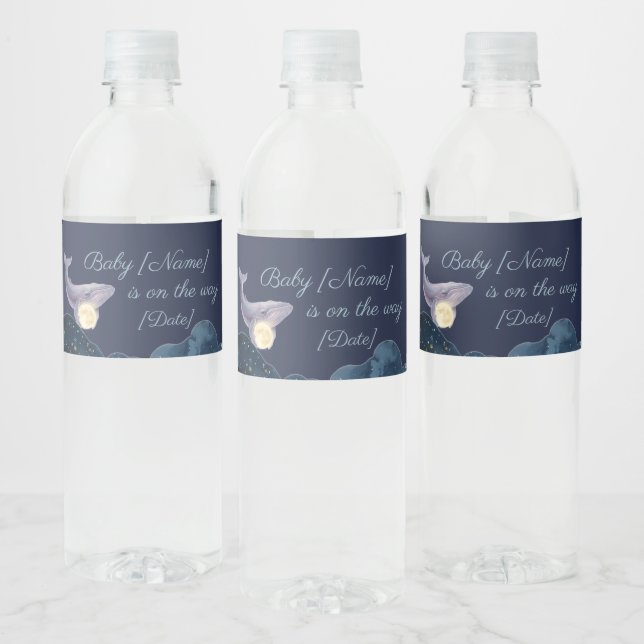 Étiquettes de bouteille d'eau pour Baby Shower Cél (Bouteilles)