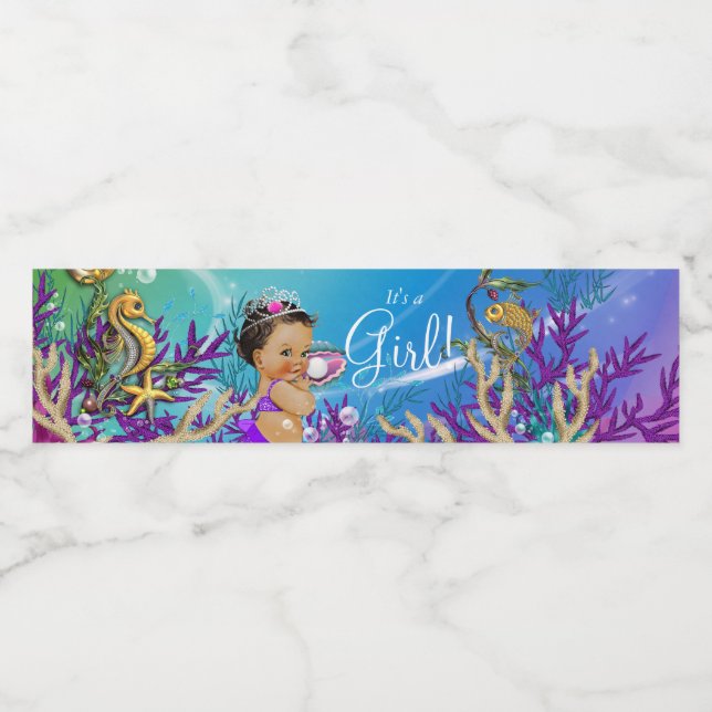 Étiquettes de bouteille d'eau pour Baby Shower de  (Étiquettes simples)