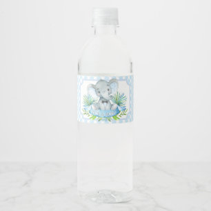 Étiquettes de bouteille d'eau pour Baby Shower Élé