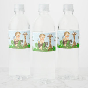 Étiquettes de bouteille d'eau pour Baby Shower Gar
