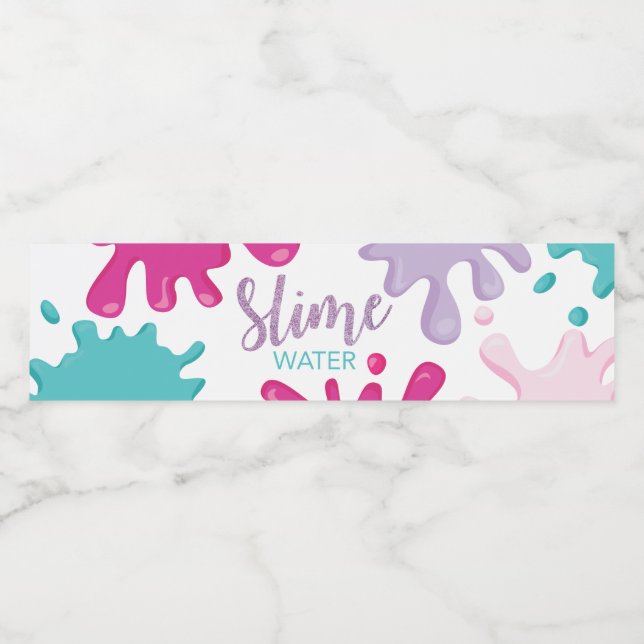 Étiquettes de bouteille d'eau pour fête d'annivers (Étiquettes simples)