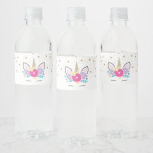 Étiquettes de bouteille d'eau pour fête d'annivers