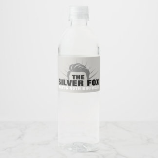 Étiquettes de bouteille d'eau pour fêtes d'anniver