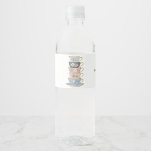 Étiquettes de bouteille d'eau pour la fête prénupt