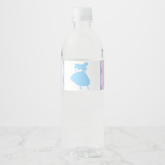 Étiquettes de bouteille d'eau Princesse Cendrillon