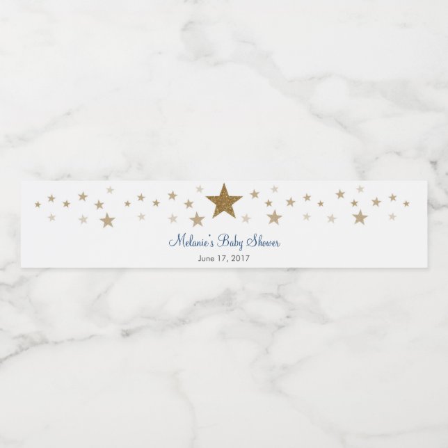 Étiquettes de bouteille d'eau Twinkle Twinkle Litt (Étiquettes simples)