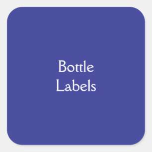 Étiquettes de bouteilles