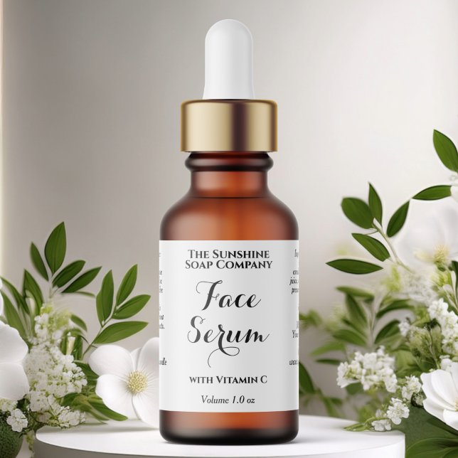 Étiquettes de bouteilles de gouttelettes imperméab (Créateur téléchargé)