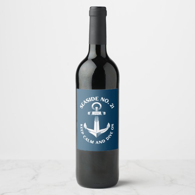 étiquettes de bouteilles de vin (Devant)