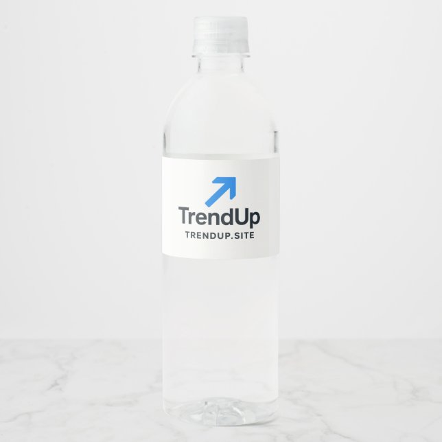 Étiquettes de bouteilles d'eau de mariage élégante (Devant)