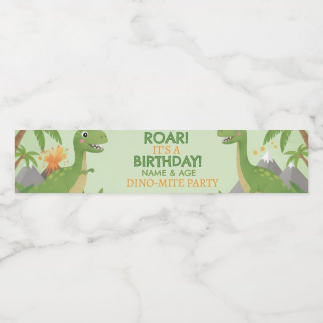 Étiquettes de bouteilles d'eau pour anniversaire D (Étiquettes simples)
