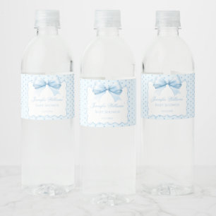 Étiquettes de bouteilles d'eau pour baby shower av