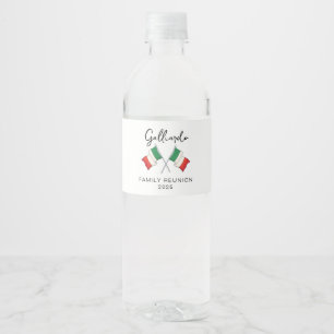 Étiquettes de bouteilles d'eau pour réunion de fam