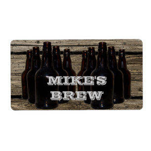 Étiquettes de brasseur personnalisés de bière à la