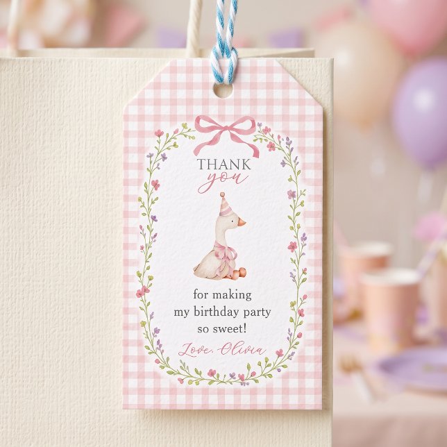 Étiquettes de cadeau d'anniversaire pour fille Sil (Créateur téléchargé)