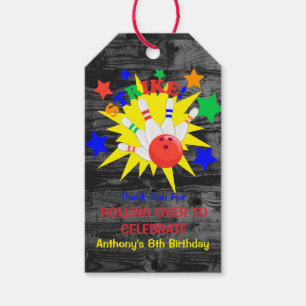 Étiquettes de cadeau de Merci de fête