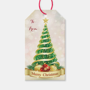 Étiquettes de cadeau de Noël/Arbre de Noël