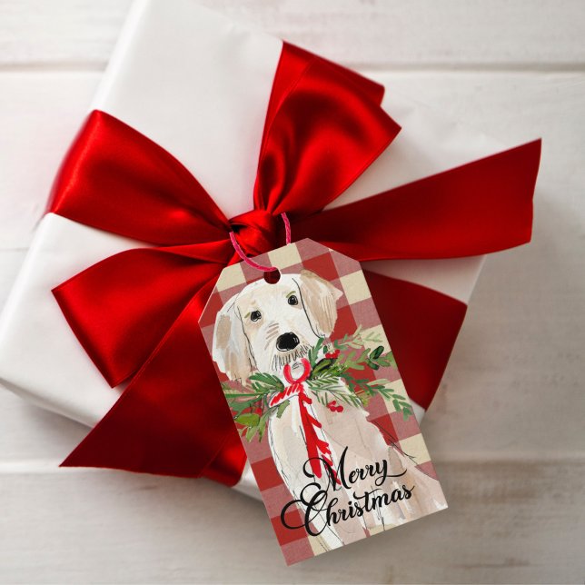 Étiquettes de cadeau de Noël pour chien (Créateur téléchargé)