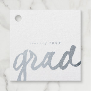 Étiquettes de cadeau de remise des diplômes en feu