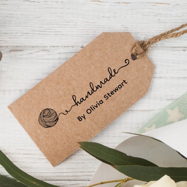 Étiquettes de cadeau en Kraft fabriquées à la main (Créateur téléchargé)