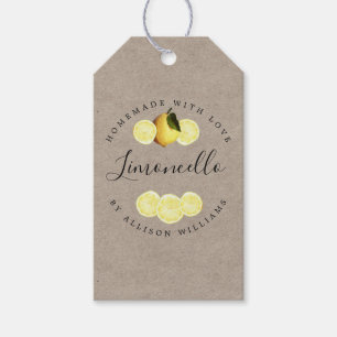 Étiquettes de cadeau en papier kraft personnalisée