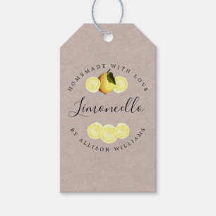 Étiquettes de cadeau en papier kraft personnalisée