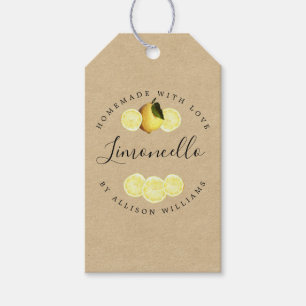 Étiquettes de cadeau en papier kraft personnalisée