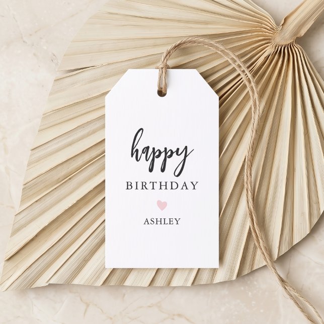 Étiquettes de cadeau Joyeux Anniversaire de couleu (Créateur téléchargé)