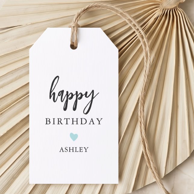 Étiquettes de cadeau Joyeux Anniversaire de couleu (Créateur téléchargé)