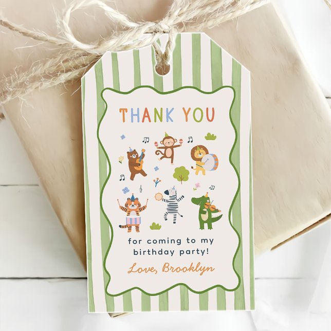 Étiquettes de cadeau pour 1er anniversaire garçon  (Créateur téléchargé)