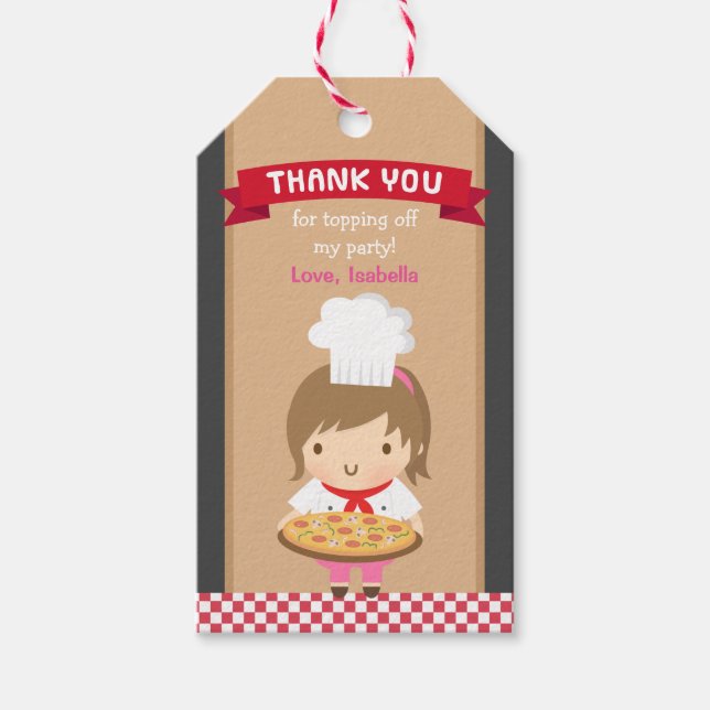 Étiquettes de cadeau pour fête d'anniversaire de f (Devant)