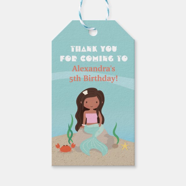 Étiquettes de cadeau pour fête d'anniversaire de s (Devant)