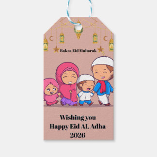 Étiquettes de cadeaux Bakra Eid Mubarak 2026