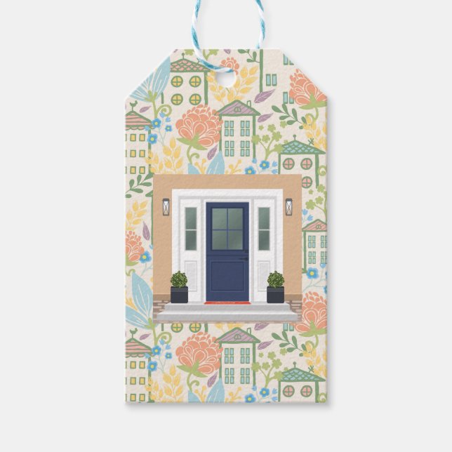 Étiquettes de cadeaux Bienvenue à la maison (Devant)